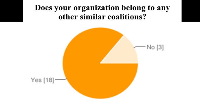 In order to identify motivating factors for coalition members, the NOLA CPP asked survey participants to describe your reasons for joining GNOHA.