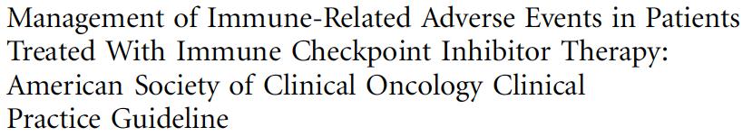 TOXICITIES DUE TO CHECKPOINT INHIBITORS Multidisciplinary Group Only Info of IO (Not Combos with