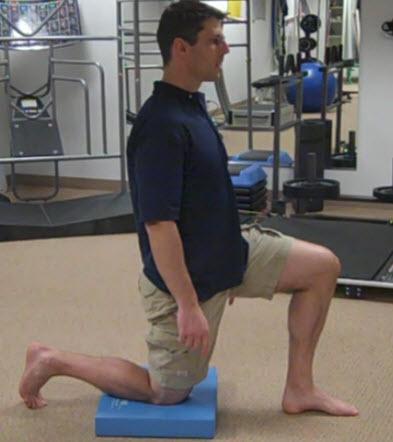 If you do not then tilt the pelvis backward/flatten the spine, without losing your tall posture, until you feel the stretch.
