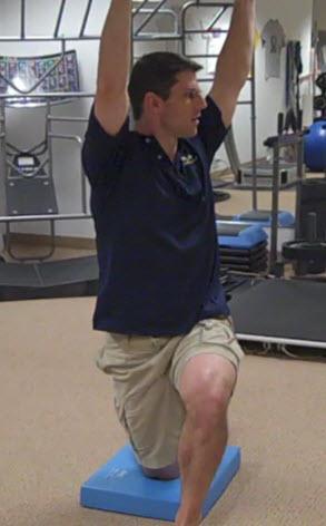 If unable, then widen the stance for now. Hold this posture seconds and perform reps.