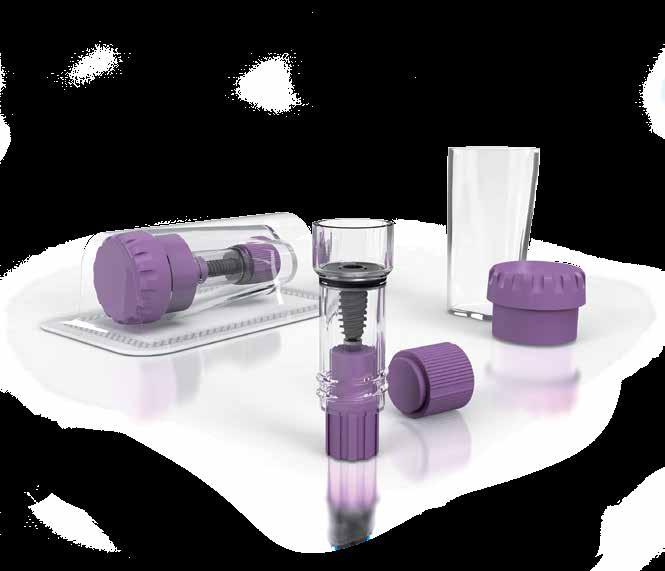 N Implant packaging The implant packaging is endowed with 3 levels of security; a double vial inside an airtight blister pack.