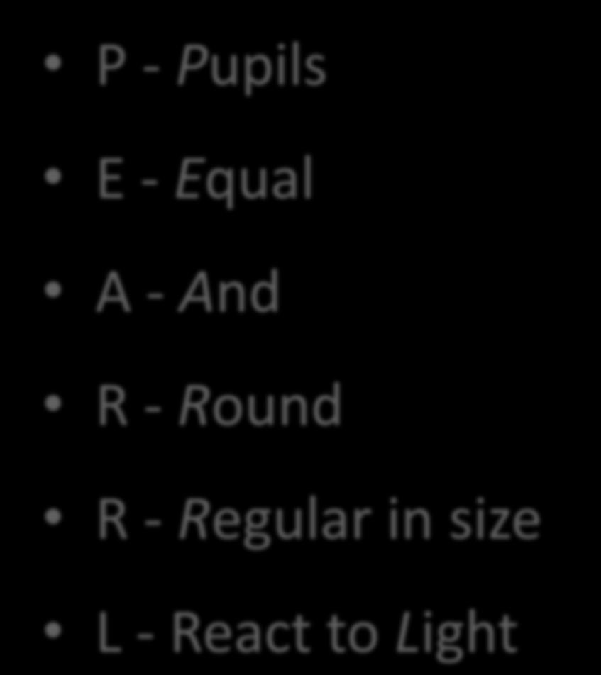 Pupil Assessment P - Pupils E - Equal A - And