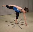 BALANCE AND CONTROL EXERCISES q Star reaches: Stand on one foot in the center of the star. Bend the knee of your standing leg and reach to the outer points of the star with your hand.