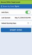 Sync As long as you have an internet connection, Auto Sync is turned on, and you are logged into the app, your glucose readings sync to your Eversense DMS account about every 5 minutes.
