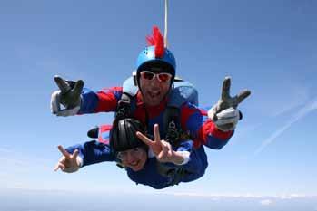 I have suffered from depression for a few years and the whole experience really lifted me out of the vicious cycle. Sonia The freedom that jumping out of a plane gave me was absolutely amazing.