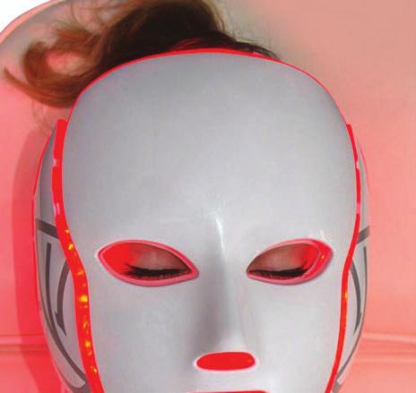 LED MASK Our LED face mask has three different wavelengths that target different levels of the skin.