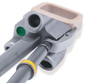 Tip: Confirm proper orientation of guide to implant by dropping an awl or drill down one of the inserter guide tubes.