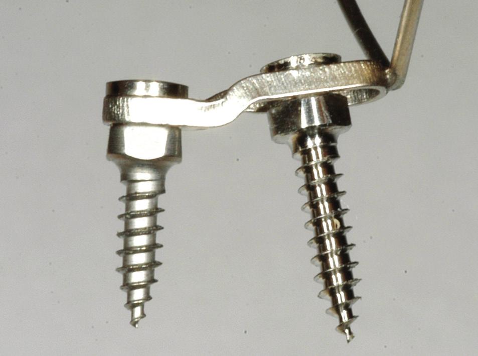 To couple two mini-implants very easily, a Beneplate [12] (PSM, Germany, [Figure 1h]) is available in two different lengths.