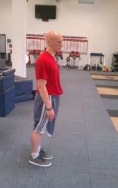 off the forward foot in one motion and return to an upright standing position.