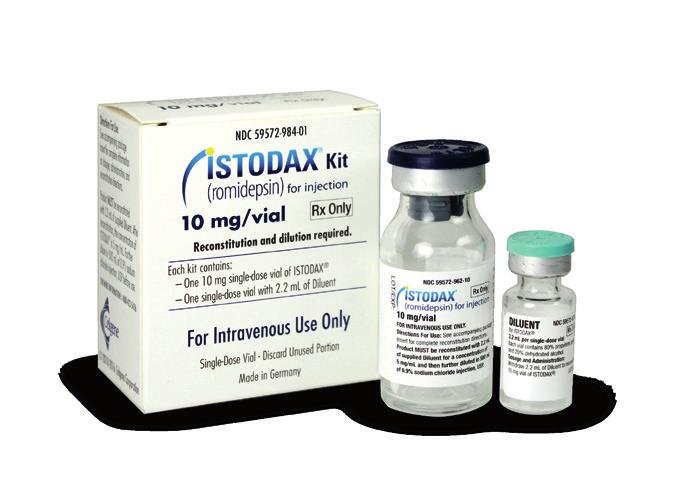 STORAGE AND STABILITY ISTODAX (romidepsin) for injection is supplied as a kit that contains Two vials in a single carton.