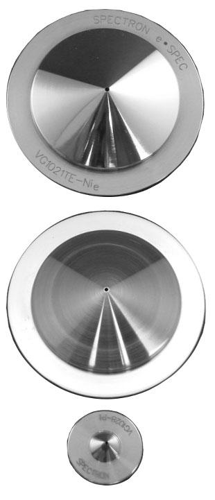 Sampler 3600812 VG1021-Ni/Cu VG1021TE-Ni/Cue Skimmer 3600811 VG1022-Ni Spectron Xi cones are available in nickel/copper, nickel and aluminum