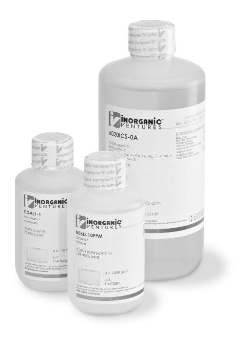 ICP & ICP-MS Consumables QC 7 Quality Control Standard, 7 Element, Available in 50ml, 100ml, 250ml and 500ml volumes.