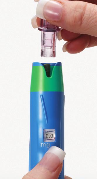 Step 14. Place the cap on the Needle-Free Head, and put the ZOMA-Jet 10 in its carrying case until the next injection.