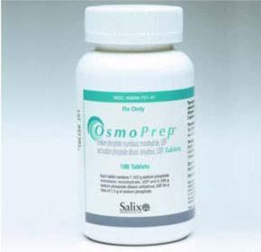 Revised: 2-24-2018 Your Shopping List Items to purchase from your pharmacy: Osmo Prep this will include 32 tablets Prescription required 119g (4.