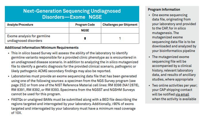 In Silico Based PT for Exome Sequencing for