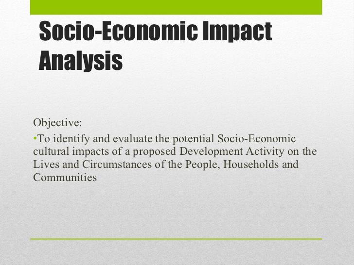 New criterion #2: Socio-economic impacts Why should we include?