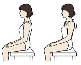 Figure 1. Shoulder rolls 3. If you have some tightness across your incision or chest, start with smaller circles, but increase the size as the tightness gets better. 4.
