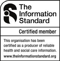 0 logos The Information Standard Health & care information you can trust The Information Standard Certified Member Certified Member Certified Member The