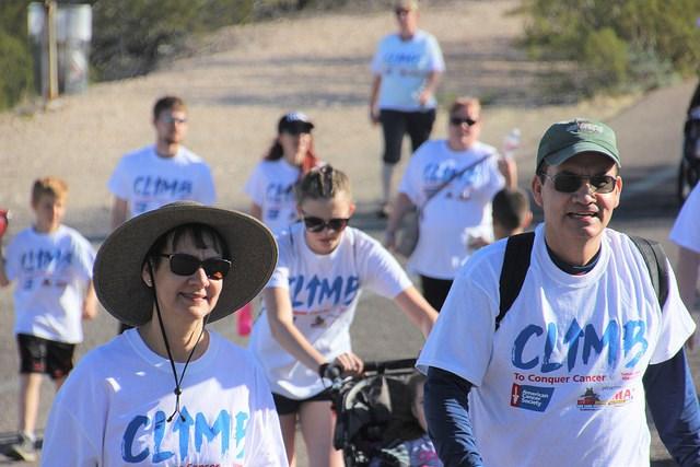 WHAT: The American Cancer Society s 32nd Annual Climb to Conquer Cancer is a 5k walk from Pima Community College West Campus to the top of A Mountain.
