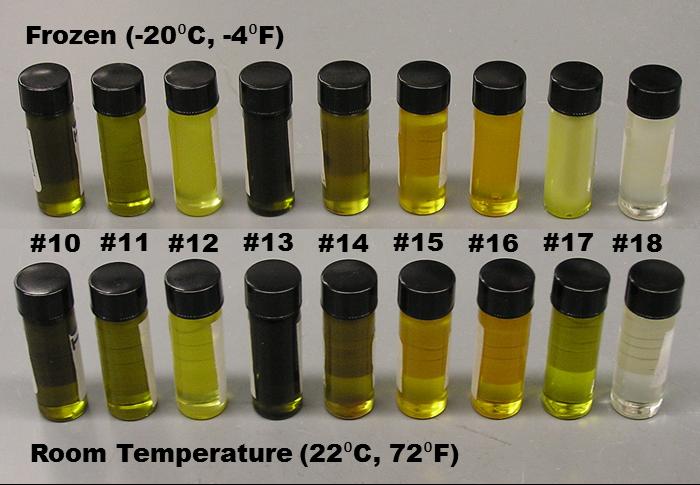 Table 2. Fatty acid mol% values for grape seed oil samples 10-18 #10 #11 #12 #13 #14 #15 #16 #17 #18 14:0 0.00% 0.00% 0.00% 0.07% 0.00% 0.00% 0.08% 0.00% 0.07% 16:0 7.19% 8.71% 8.78% 10.47% 8.90% 6.