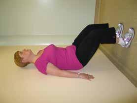 5. Wall slides Stand with your back against a wall,