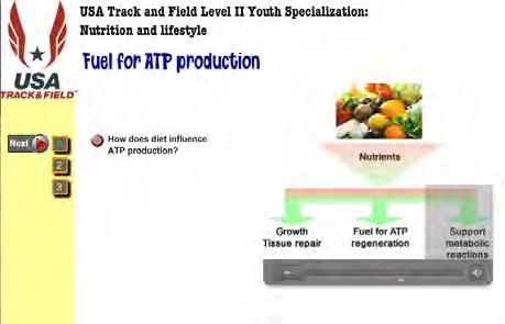 Module 2: Fuel for ATP production Opening screen: What