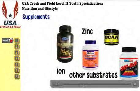 Nutrition for enhancing performance - supplements Opening Screen: What is a sickness