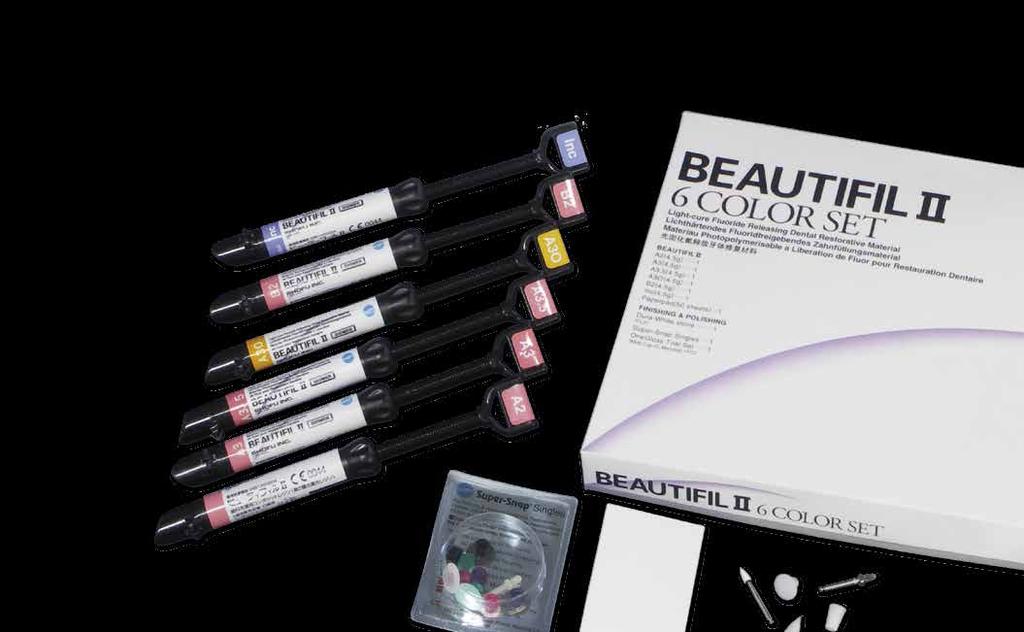 Outstanding handling properties BEAUTIFIL II is easy to form and can easily be attached to the prepared hard tooth structure.
