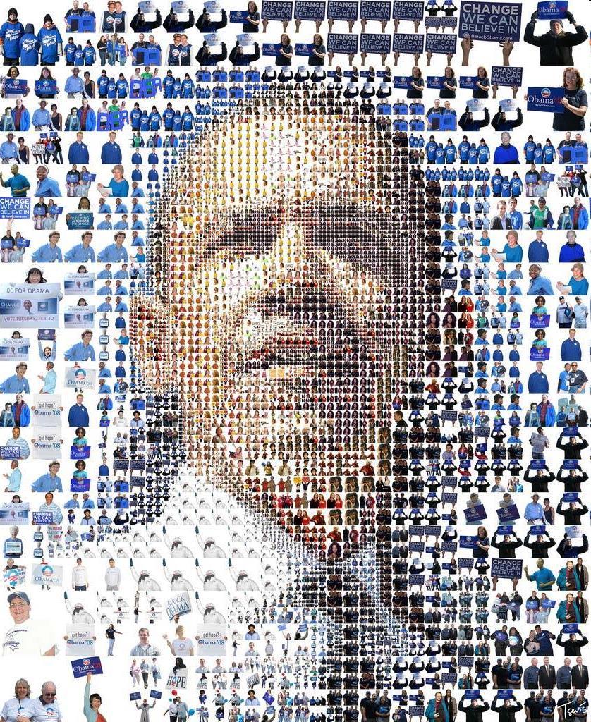 Obama collage of misc.