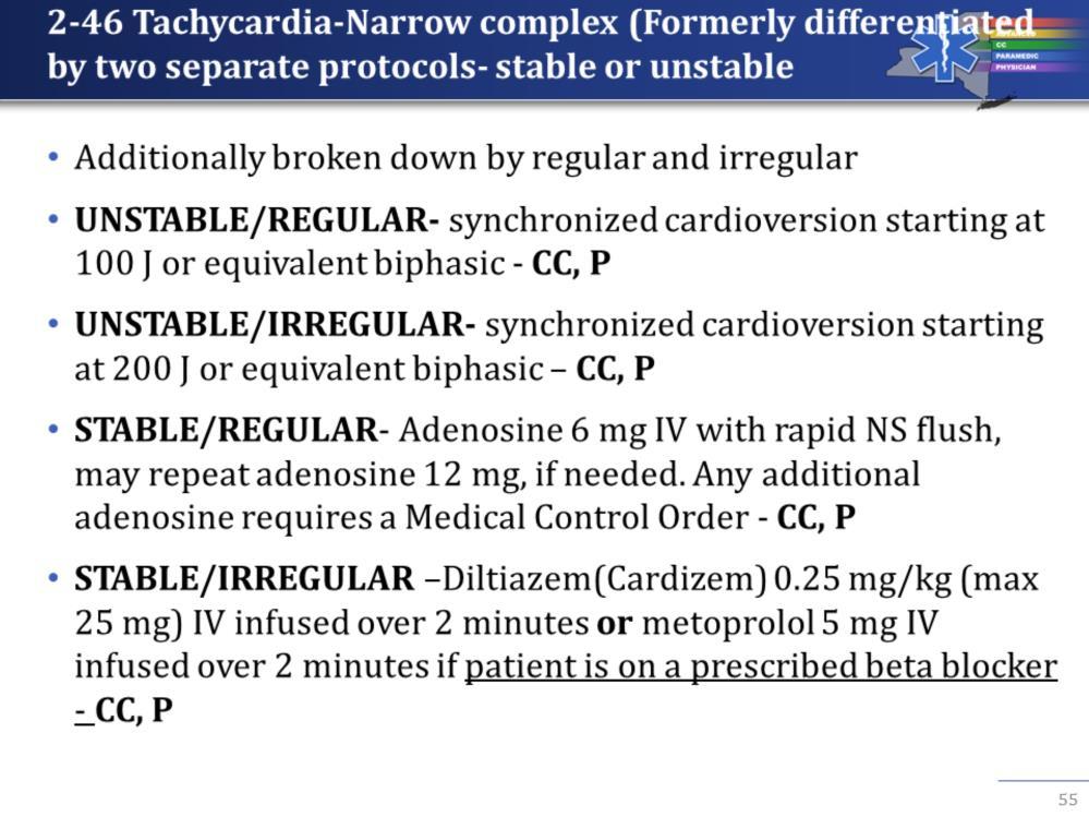 Key Point Consideration: Combined use of IV metoprolol and diltiazem