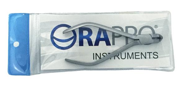 We offer a strong warranty for three years on material and function and five years for rust and corrosion. ORAPRO instruments come packaged in a clear, plastic pouch for easy storage and visibility.