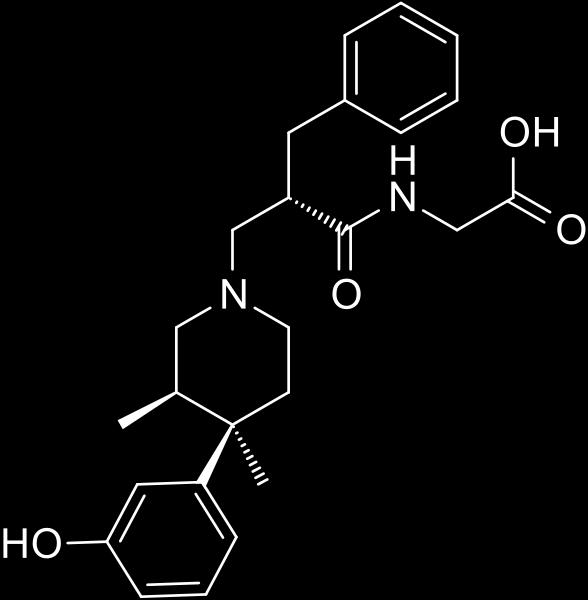 Alvimopam peripherally acting μ-opioid antagonist.