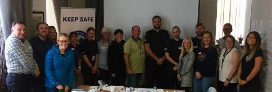 We also trained new Police Trainers. They can now train young people and adults with learning disabilities to become Ambassadors.
