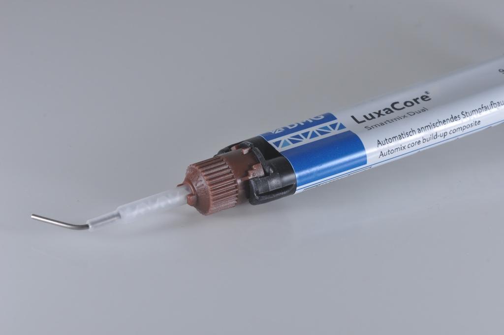 Fig. 5 The luxacore Z is a versatile dual cure composite indicated for the fiber post reconstruction and the core built up