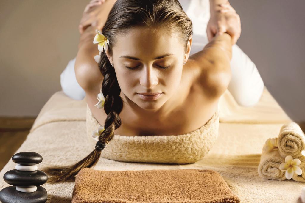 Thai Massage Reflexology Thai massage, sometimes called "yoga massage," originated in Buddhist monasteries as preventive health care for the monks.