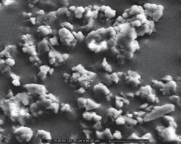 26 Amberlite IRP64 image obtained by SEM.