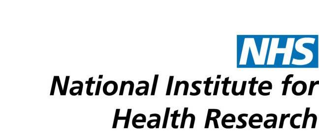 Older People with Complex Health Needs: NIHR Workshop Delegate Agenda The Royal Society 6-9 Carlton House Terrace London SW1Y 5AG Wednesday 2 nd November 2016 A workshop to identify tractable
