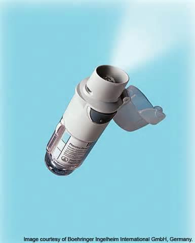 Respimat Inhaler Device New device that uses a multi-dose propellant free system Liquid inhaler with