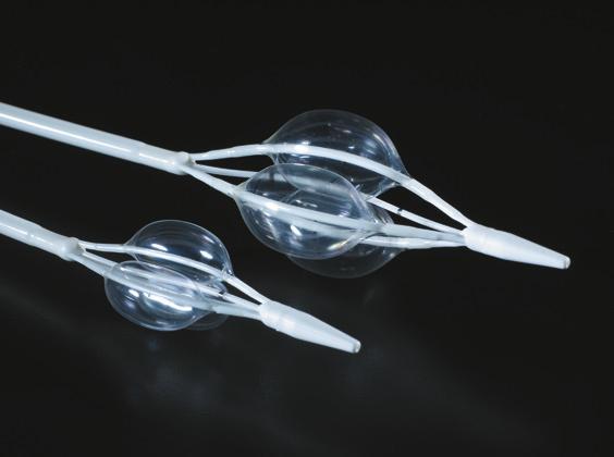 GORE Tri-Lobe Balloon Catheter Unique design allows continuous blood flow around the lobes while inflated 1 Decreased hemodynamic pressure on the inflated balloons with approximately 80% of flow for