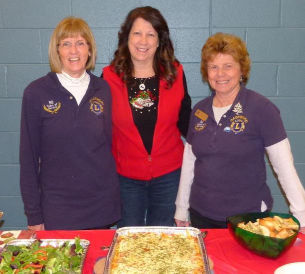Luncheon The Gagewood Lions provided a nice