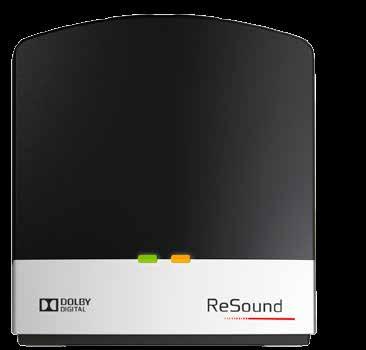 ReSound TV Streamer 2 RELAX WITH THE FAMILY IN FRONT OF THE TV With the ReSound TV Streamer 2 plugged into your TV, stereo or computer, you can stream stereo sound directly into your ReSound LiNX 2