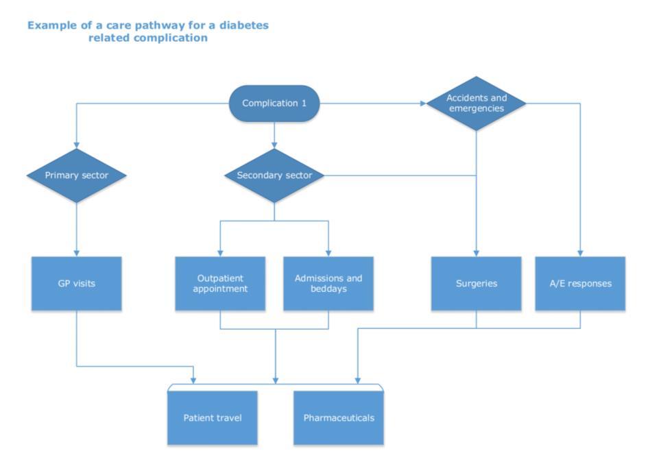 Overall diabetes management pathway A number of can arise from poor management and treatment adherence.