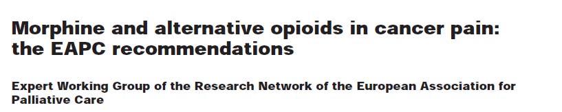 STEP III OPIODS Opioids for moderate to severe pain +/- NSAID +/-