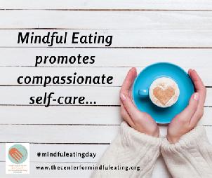 Day 19 Mindful Eating promotes compassionate self-care In a culture of eat less, weigh less but do more and be more, I believe it's truly a radical act to nourish yourself.