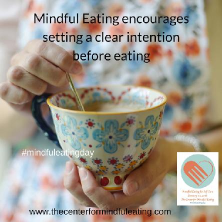 Day 22 Mindful Eating setting a clear intention before eating comer Setting an intention - Compassionate Self-care in Action Intention is the mental decision to take action.