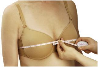 Step 2 Measure the overbust to determine cup size. The tape measure should not be firm or tight, but comfortable. Underbust Overbust Step 3 Use Chart 1a to determine the woman s bra size.
