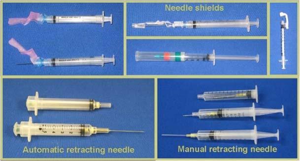 Re-use prevention / Sharp Injury Prevention Features (RUP, RUP + SIP) Costs Standard disposable syringes: