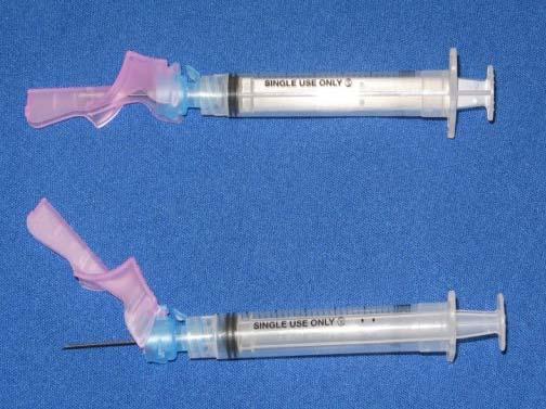 safety engineered injection devices in all projects Call to industry to switch to "safe" syringes Call to countries to develop