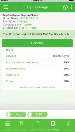 Check Coverage and Claims - Simply click My Coverage on the main menu to check your coverage information, see claims status, review your plan type and more.
