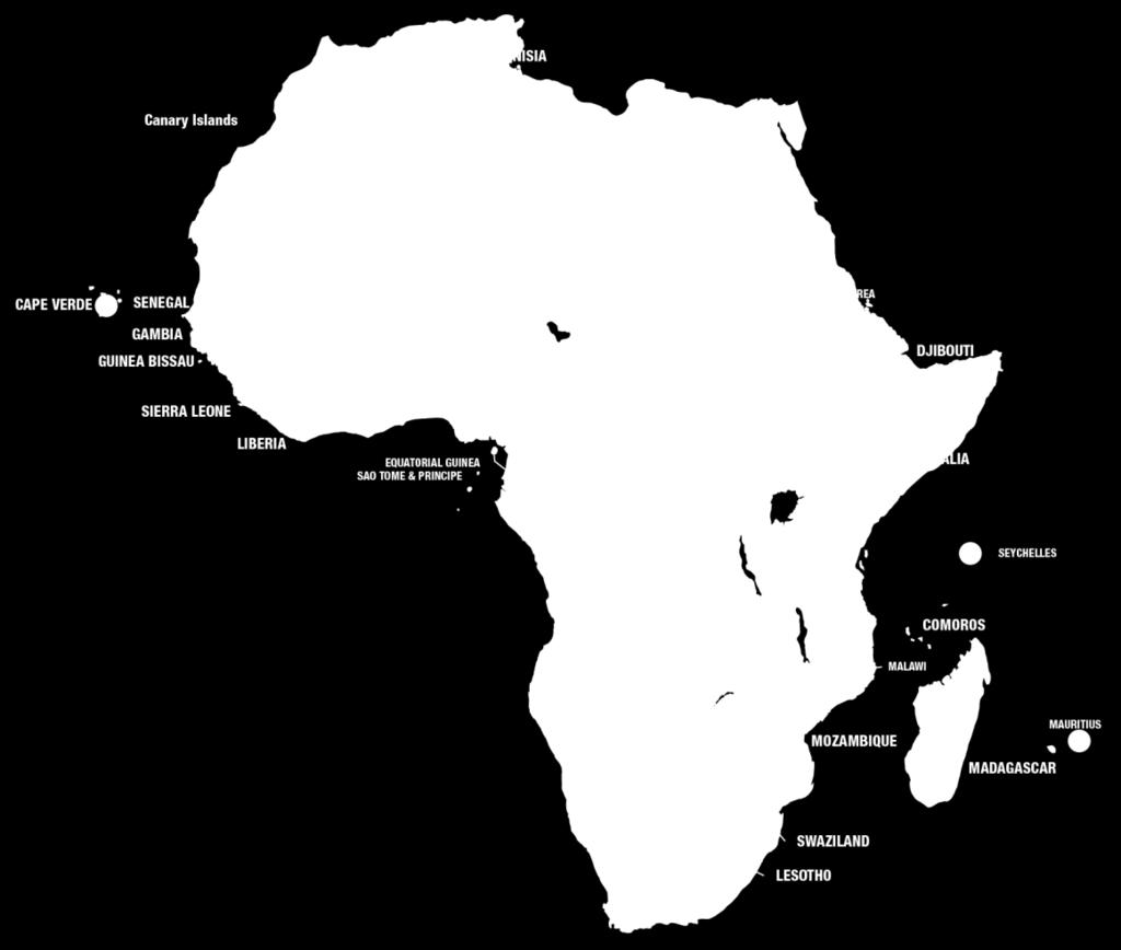 care modality) 30 African countries without